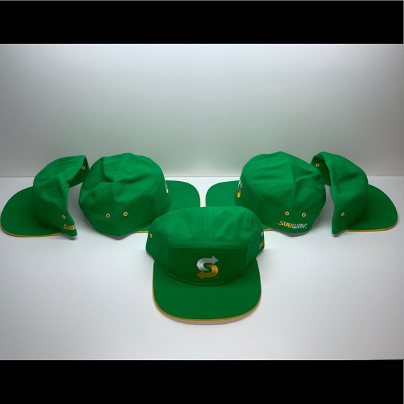 Subway Official Item SnapBack Work Hats 5 Total - Picture 9 of 9